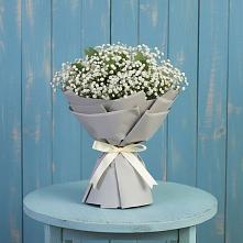 Букет цветов из:  Гипсофила в Советском Республика Дагестан