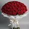 Букет 101 Красная роза Блэк Мэджик в Советском Республика Дагестан