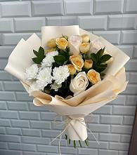 Букет цветов из:  Розы и Хризантемы в Советском Республика Дагестан