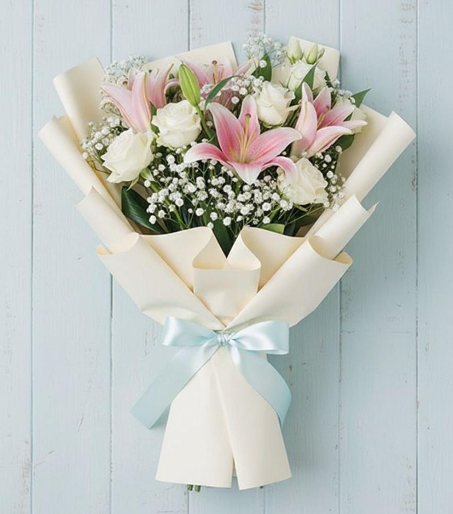 Букет цветов из: Лилии в Советском Республика Дагестан