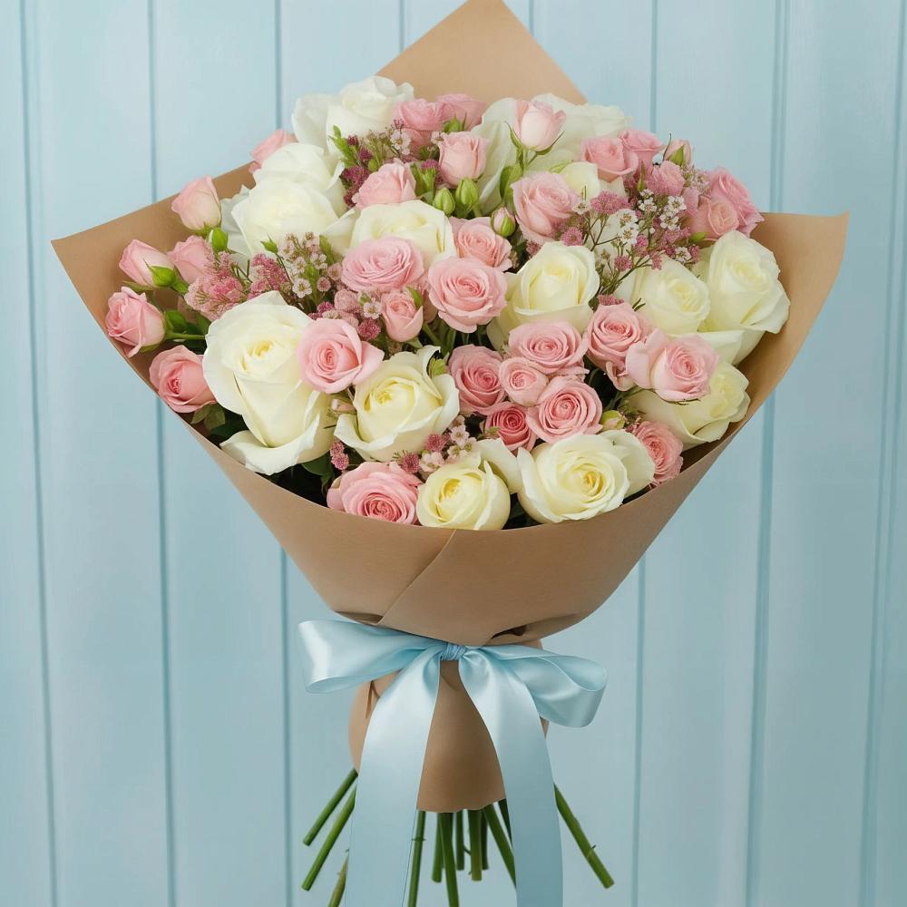 Букет цветов из: Розы в Советском Республика Дагестан