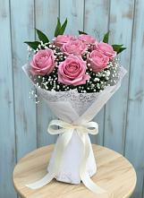 Букет цветов из:  Розы в Советском Республика Дагестан