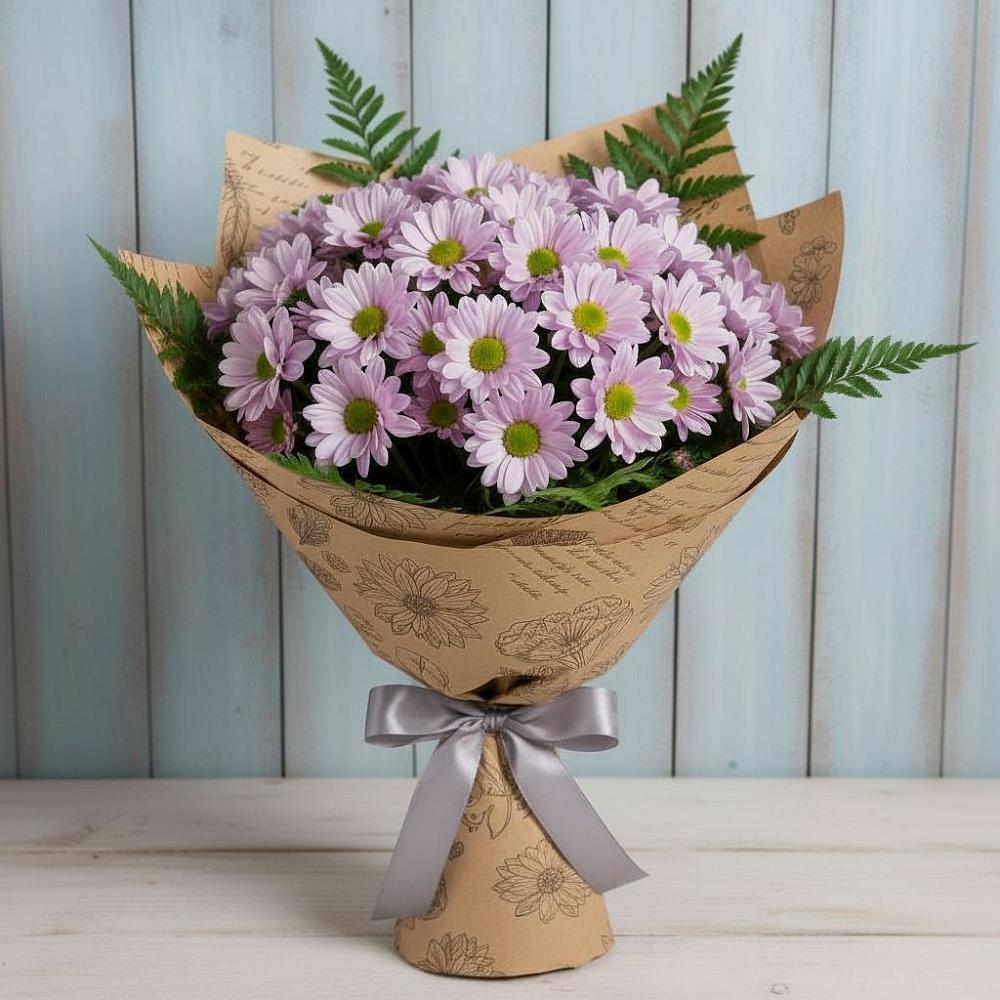 Букет цветов из: Хризантемы в Советском Республика Дагестан