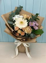 Букет цветов из:  Герберы и Хризантемы #REPLACE_PRED# Советском Республика Дагестан