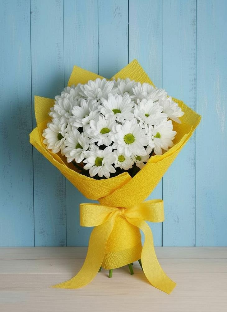 Букет цветов из: Хризантемы в Советском Республика Дагестан