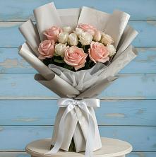 Букет цветов из:  Розы в Советском Республика Дагестан
