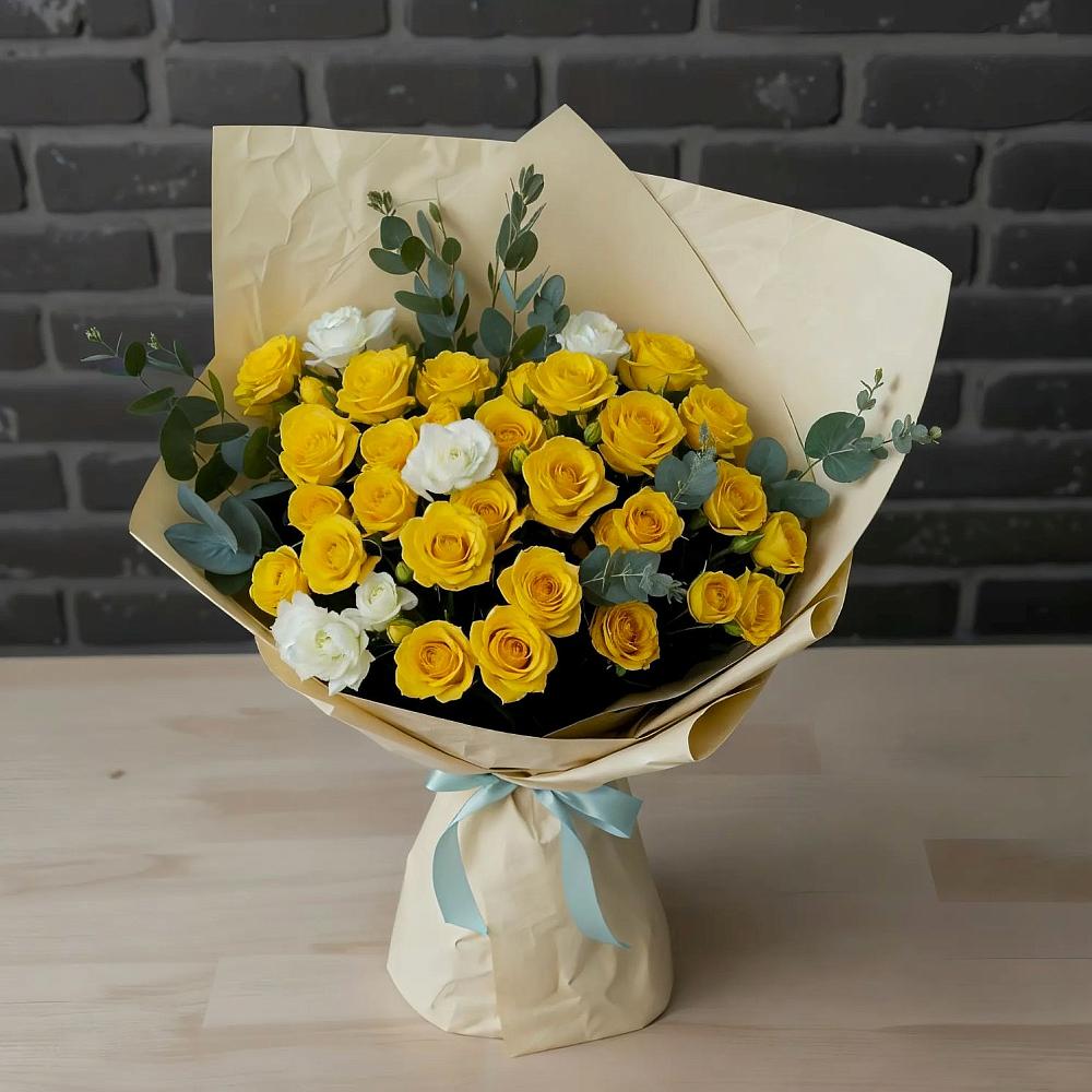 Букет цветов из: Розы в Советском Республика Дагестан