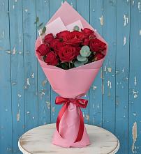 Букет цветов из:  Розы в Советском Республика Дагестан