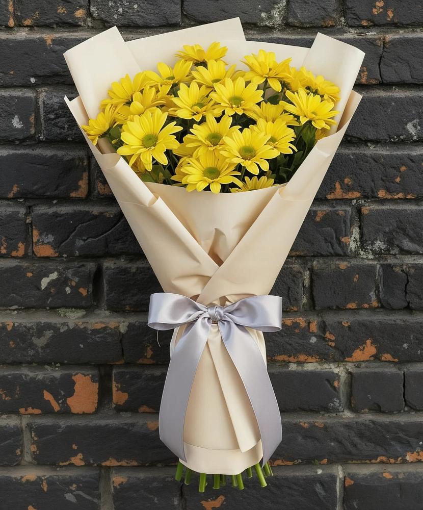 Букет цветов из: Хризантемы в Советском Республика Дагестан