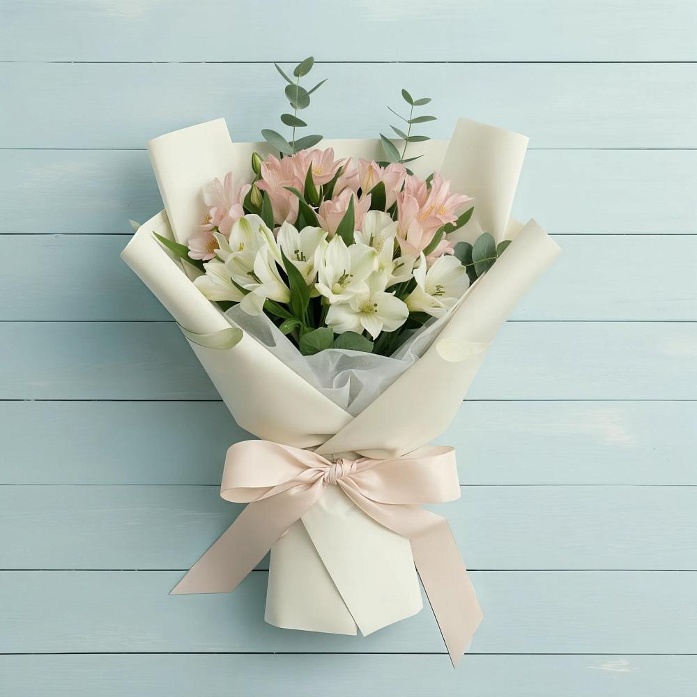 Букет цветов из: Альстромерии в Советском Республика Дагестан