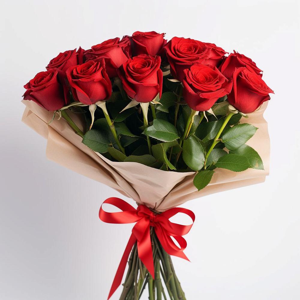 Букет 11 Красных роз Эдлесс Лав в Советском Республика Дагестан