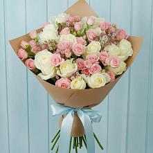 Букет цветов из:  Розы в Советском Республика Дагестан